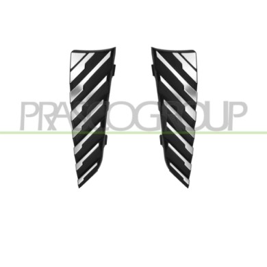 NEUTRO.jpg Kit Modanature Paraurti Anteriore Nera Goffrata (Destra+Sinistra) Peugeot 2008 Dal 2023 16915505Xx