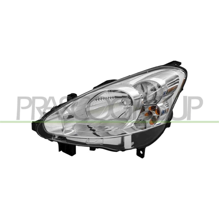 SX_SCRITTA_LOGO.jpg Proiettore Sinistro H4 Elettrico Con Motore Peugeot Partner Dal 2012 Al 2015 9677202480