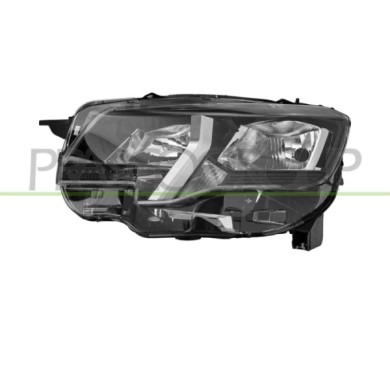SX_SCRITTA_LOGO.jpg Proiettore Sinistro H7+H1 Elettrico Con Motore Peugeot Rifter Dal 2018 Al 2024 9816826980