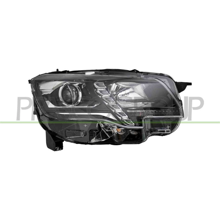 DX_SCRITTA_LOGO.jpg Proiettore Destro H7+H1 Elettrico Con Motore Con Luce Diurna Led Peugeot Partner Dal 2018 Al 2024 9816827180