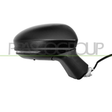DX_SCRITTA_LOGO.jpg Retrovisore Destro Elettrico Nero Termico Con Fanale Con Sonda Convesso 9 Pins Renault Clio Dal 2019 9630118