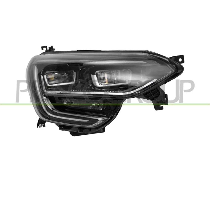 DX_SCRITTA_LOGO.jpg Proiettore Destro Elettrico Con Motore Con Luce Diurna Con Funzione Indicatore Direzione Led Renault Megane 