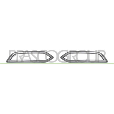 NEUTRO.jpg Kit Modanature Cromate Spoiler Paraurti Posteriore Renault Megane Dal 2020 Al 2024 850B27471R