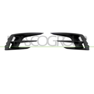 NEUTRO.jpg Kit Griglie Paraurti Anteriore Nere Goffrata Senza Sede Fendi (Destra+Sinistra) Renault Megane Dal 2020 Al 2024 26152
