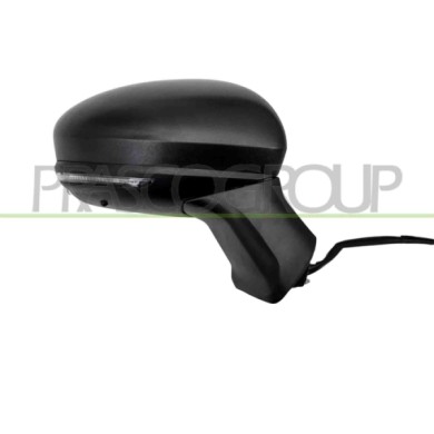 DX_SCRITTA_LOGO.jpg Retrovisore Destro Elettrico Nero Termico Con Fanale Con Sonda Asferico 9 Pins Renault Captur Dal 2019 Al 20