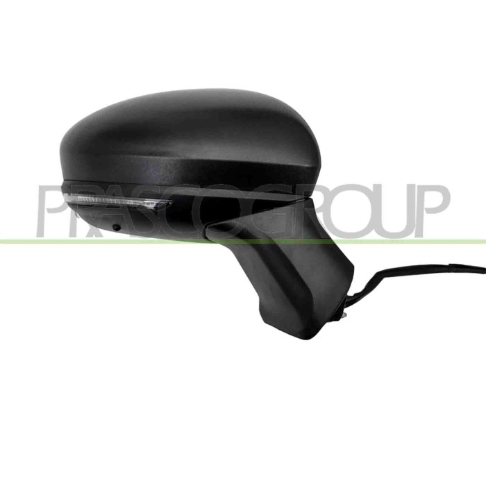 DX_SCRITTA_LOGO.jpg Retrovisore Destro Elettrico Nero Termico Con Fanale Con Sonda Asferico 9 Pins Renault Captur Dal 2019 Al 20