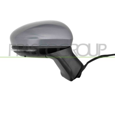 DX_SCRITTA_LOGO.jpg Retrovisore Destro Elettrico Con Primer Termico Con Fanale Con Sonda Asferico 9 Pins Renault Captur Dal 2019