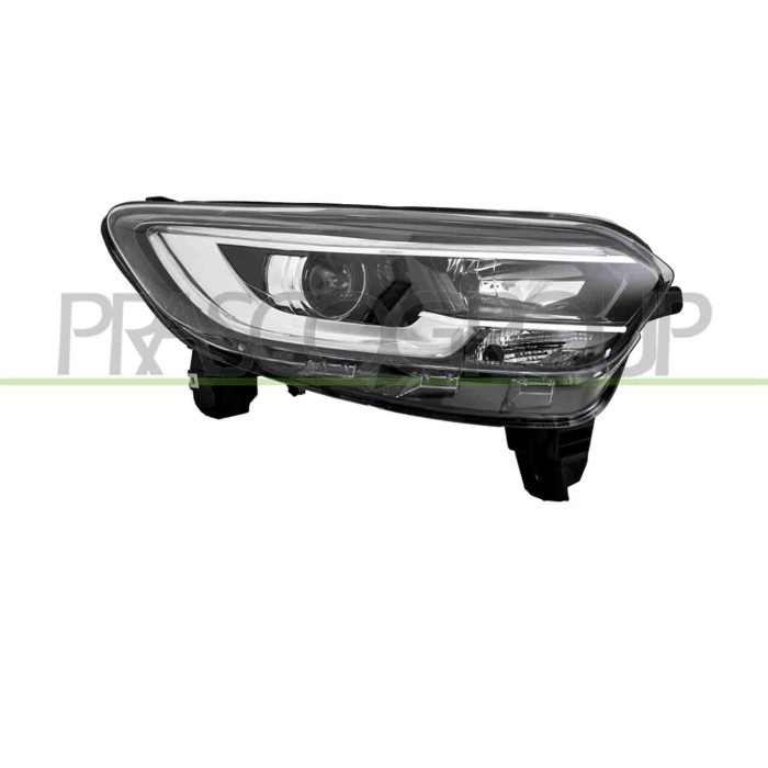 DX_SCRITTA_LOGO.jpg Proiettore Destro H7+H7 Elettrico Con Motore Con Luce Diurna Renault Kadjar Dal 2015 Al 2018 260103903R