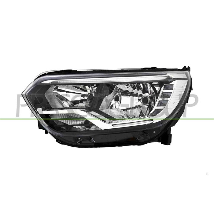 SX_SCRITTA_LOGO.jpg Proiettore Sinistro H7 Elettrico Con Motore Con Luce Diurna Led Renault Express Van Dal 2021 260600331R