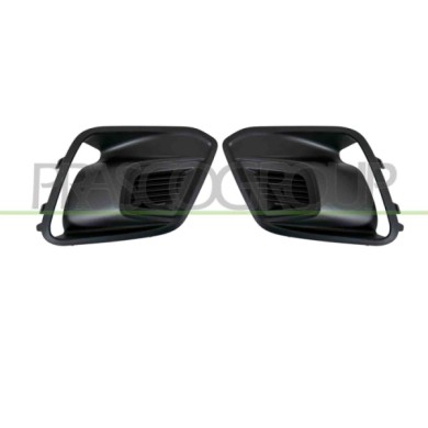 NEUTRO.jpg Kit Griglie Paraurti Anteriore Nere Senza Sede Fendi (Destra+Sinistra) Renault Express Van Dal 2021 263383063R