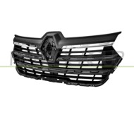 Griglia Radiatore Nera Goffrata Con 2 Modanature Cromate E 3 Nere Lucide Renault Trafic (X82) Dal 2021 623104956R