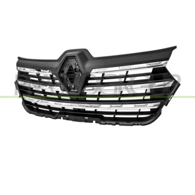 NEUTRO.jpg Griglia Radiatore Nera Goffrata Con 5 Modanature Cromate Renault Trafic (X82) Dal 2021 623107116R