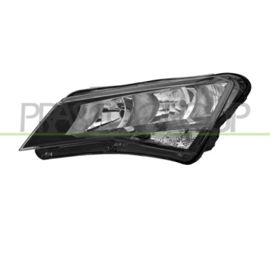 SX_SCRITTA_LOGO.jpg Proiettore Sinistro H7+H7 Elettrico Con Motore Versione Hella Skoda Octavia Dal 2004 Al 2008 3V1941015