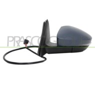 SX_SCRITTA_LOGO.jpg Retrovisore Sinistro Elettrico Primer Termico Chiudibile Con Fanale Luce Cortesia 9 Pins Skoda Octavia 2013-