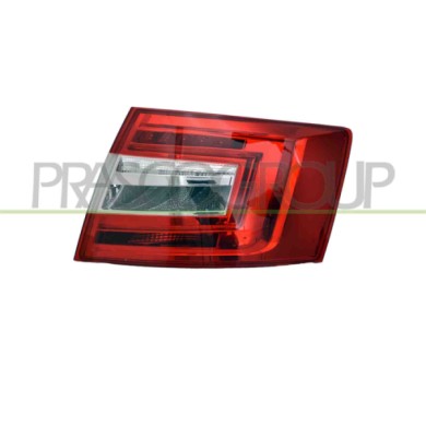 DX_SCRITTA_LOGO.jpg Fanale Posteriore Destro Senza Porta Lampada Skoda Octavia Dal 2017 Al 2020 5E5945112B