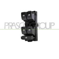 Pulsantiera Alzacristallo Porta Anteriore Sinistra Nera 4 Interruttori 10 Pins Skoda Octavia Dal 2017 Al 2020 5E0959857Awhs