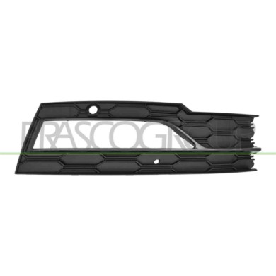 DX_SCRITTA_LOGO.jpg Griglia Destra Paraurti Anteriore Nera Con Sede Fendi Skoda Octavia Dal 2020 Al 2024 5E3807069D9B9