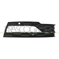 DX_SCRITTA_LOGO.jpg Griglia Destra Paraurti Anteriore Nera Con Sede Fendi Con Fori Pdc Skoda Octavia Dal 2020 Al 2024 5E3807070E