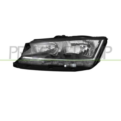 SX_SCRITTA_LOGO.jpg Proiettore Sinistro H7+H7 Elettrico Con Motore Con Luce Diurna Led Versione A.L. Skoda Fabia (Nj) Dal 2018 A