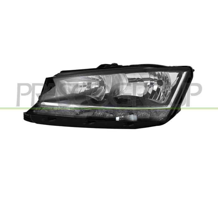 SX_SCRITTA_LOGO.jpg Proiettore Sinistro H7+H7 Elettrico Con Motore Con Luce Diurna Led Versione A.L. Skoda Fabia (Nj) Dal 2018 A