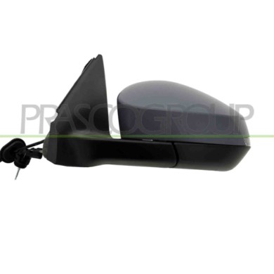SX_SCRITTA_LOGO.jpg Retrovisore Sinistro A Cavi Con Primer Con Fanale Convesso 2 Pins Skoda Fabia (Nj) Dal 2021 6Vb8575079B9