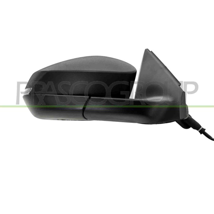 DX_SCRITTA_LOGO.jpg Retrovisore Destro Elettrico Nero Termico Con Fanale Convesso 6 Pins Skoda Fabia (Nj) Dal 2021 6Vb857508A9B9