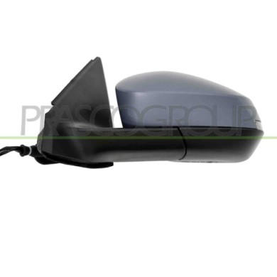 SX_SCRITTA_LOGO.jpg Retrovisore Sinistro Elettrico Con Primer Termico Con Fanale Convesso 6 Pins Skoda Fabia (Nj) Dal 2021 6Vb85