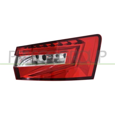 DX_SCRITTA_LOGO.jpg Fanale Posteriore Destro Esterno Con Porta Lampada Led Skoda Superb Dal 2015 Al 2019 3V9945208A