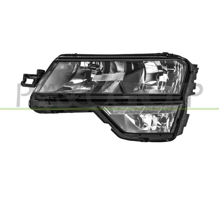 SX_SCRITTA_LOGO.jpg Proiettore Sinistro H7+H7 Elettrico Motore Luce Diurna Con Fendinebbia Led Versione Varroc Skoda Karoq 2017-