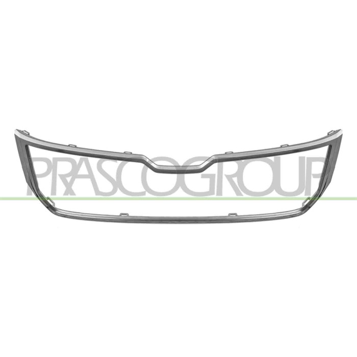 NEUTRO.jpg Cornice Griglia Radiatore Cromata Skoda Kodiaq (Ns7) Dal 2016 Al 2021 5658537612Zz