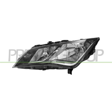 SX_SCRITTA_LOGO.jpg Proiettore Sinistro H7+H7 Elettrico Con Motore Nero Seat Leon Dal 2013 Al 2016 5F1941005A