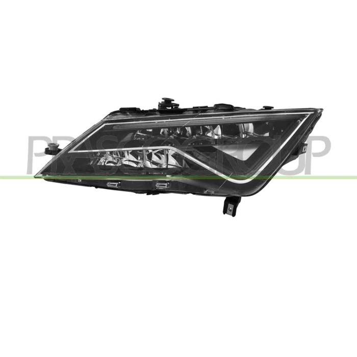 SX_SCRITTA_LOGO.jpg Proiettore Sinistro Elettrico Con Motore Senza Centralina Full Led Versione Valeo Seat Leon Dal 2017 Al 2020