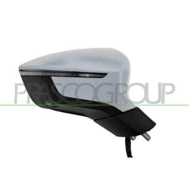 DX_SCRITTA_LOGO.jpg Retrovisore Destro Elettrico Primer Termico Chiudibile Con Fanale Luce Cortesia 9 Pins Seat Ateca 2016-2020 