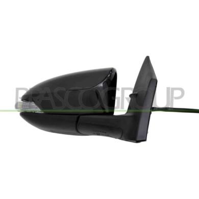 DX_SCRITTA_LOGO.jpg Retrovisore Destro Elettrico Con Primer Termico Con Fanale Convesso 7 Pins Toyota Auris Dal 2013 Al 2015 879