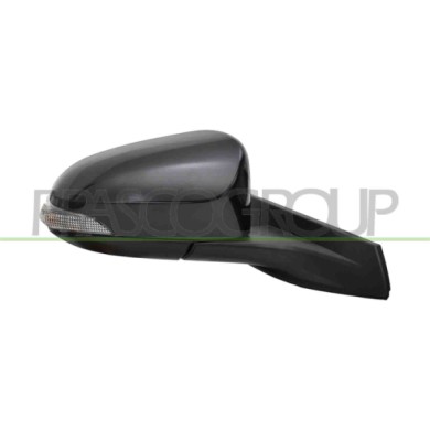 DX_SCRITTA_LOGO.jpg Retrovisore Destro Elettrico Con Primer Termico Con Fanale Convesso 7 Pins Toyota C-Hr Dal 2016 Al 2019 8791