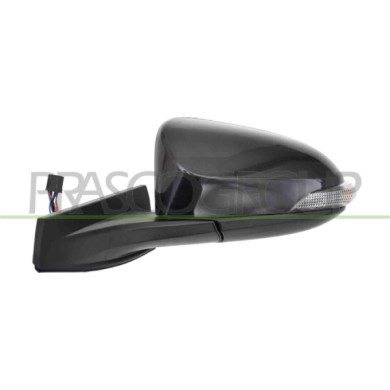 SX_SCRITTA_LOGO.jpg Retrovisore Sinistro Elettrico Con Primer Termico Chiudibile Con Fanale Convesso 9 Pins Toyota C-Hr Dal 2016