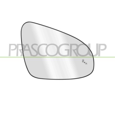 DX_SCRITTA_LOGO.jpg Piastra Specchio Destra Termica Con Blis Convessa Toyota C-Hr Dal 2016 Al 2019 87931F4030
