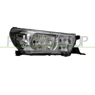 DX_SCRITTA_LOGO.jpg Proiettore Destro H4 Elettrico Con Motore Cromato Toyota Hilux Revo (An120/An130) Dal 2016 Al 2020 811100K69