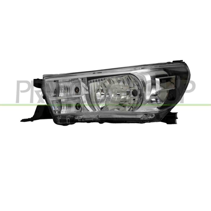 SX_SCRITTA_LOGO.jpg Proiettore Sinistro H4 Elettrico Con Motore Cromato Toyota Hilux Revo (An120/An130) Dal 2016 Al 2020 811500K