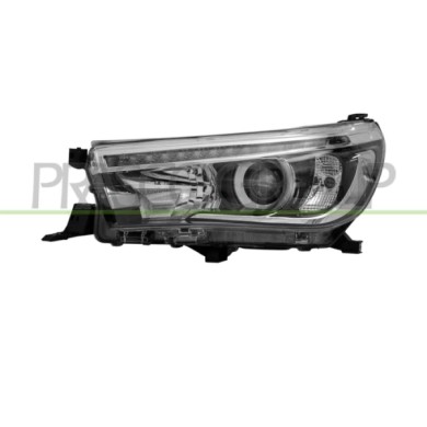 SX_SCRITTA_LOGO.jpg Proiettore Sinistro Hb3 Elettrico Con Motore Nero Led Toyota Hilux Revo (An120/An130) Dal 2016 Al 2020 81150