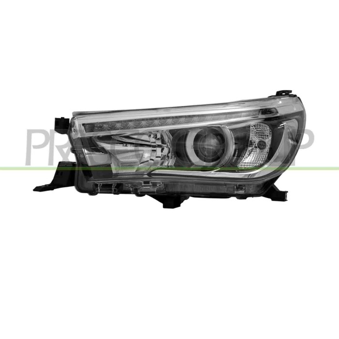 SX_SCRITTA_LOGO.jpg Proiettore Sinistro Hb3 Elettrico Con Motore Nero Led Toyota Hilux Revo (An120/An130) Dal 2016 Al 2020 81150