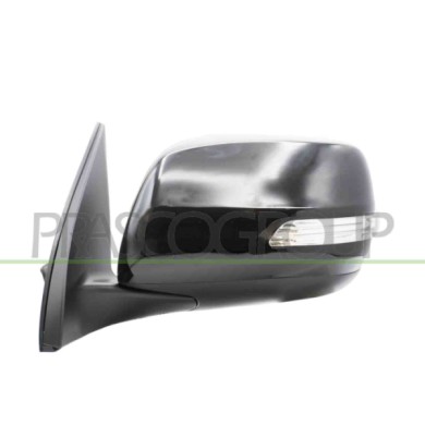 SX_SCRITTA_LOGO.jpg Retrovisore Sinistro Elettrico Nero Con Fanale Chiudibile Convesso Toyota Landcruiser Prado J150 Dal 2014 Al