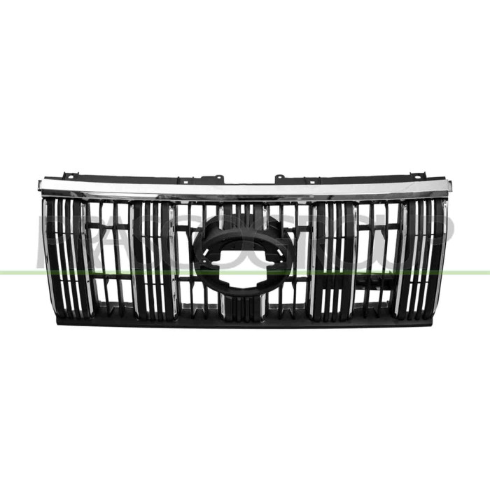 NEUTRO.jpg Griglia Radiatore Nera Con Modanature Cromate Toyota Landcruiser Prado Dal 2018 Al 2021 53101-60E70