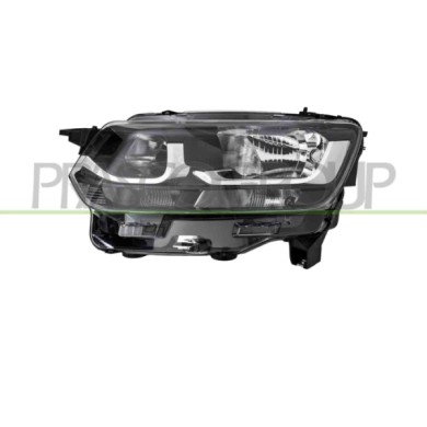 DX_SCRITTA_LOGO.jpg Proiettore Destro H1+H7 Elettrico Con Motore Con Luce Diurna W21 5W Toyota Proace City Van Dal 2019 Su001-B1