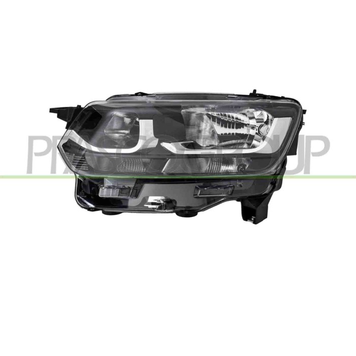 DX_SCRITTA_LOGO.jpg Proiettore Destro H1+H7 Elettrico Con Motore Con Luce Diurna W21 5W Toyota Proace City Van Dal 2019 Su001-B1