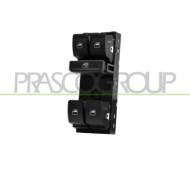Pulsantiera Alzacristallo Porta Anteriore Sinistra Nera 4 Interruttori 10 Pins Volkswagen Polo Dal 2014 Al 2017 6C0959857Whs