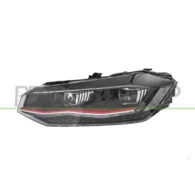 SX_SCRITTA_LOGO.jpg Proiettore Sinistro Elettrico Motore Senza Centralina Bordo Rosso Full Led Versione Valeo Volkswagen Polo 20