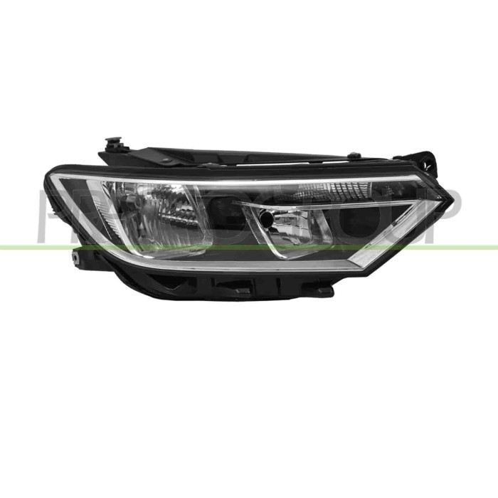 DX_SCRITTA_LOGO.jpg Proiettore Destro H7+H9 Elettrico Con Motore Volkswagen Passat B8 Dal 2014 Al 2019 3G1941006B