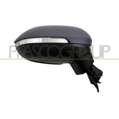 DX_SCRITTA_LOGO.jpg Retrovisore Destro Elettrico Con Primer Termico Con Fanale Convesso 8 Pins Volkswagen Passat B8 Dal 2014 Al 