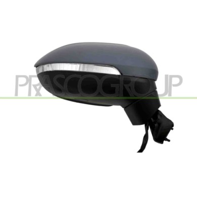 DX_SCRITTA_LOGO.jpg Retrovisore Destro Elettrico Primer Termico Con Fanale Blis Convesso 8 Pins Volkswagen Passat B8 2014-2019 3